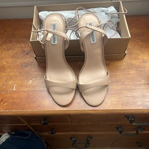 Steve Madden Michele Lace-Up Open-Toe Heels